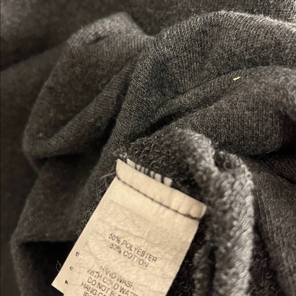 EUC Fantastic Fawn oversized sweatshirt charcoal gray blue tie dye sz small - Picture 6 of 8